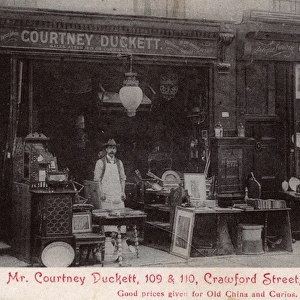 Courtney Duckett antique shop, Crawford Street, London W