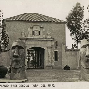 Entrance of the Presidencial Palace (Vina del Mar), Chile