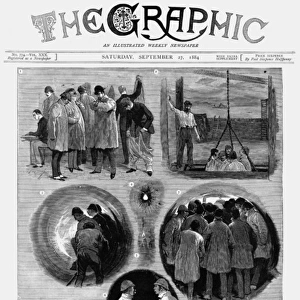 Graphic front cover - visitors to Channel Tunnel works