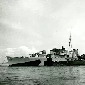 HMS Obdurate, Scapa Flow, WW2