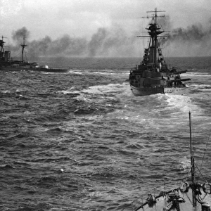HMS Royal Sovereign and HMS Resolution, WW1