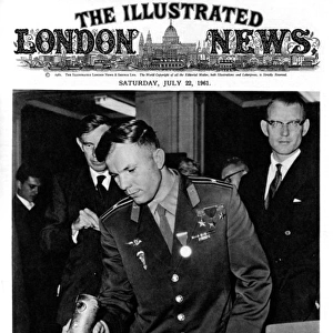 Illustrated London News front cover - Yuri Gagarin in London