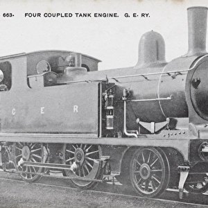 Locomotive no 663 four coupled tank engine
