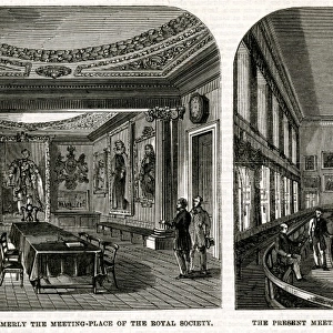 Meeting rooms of the Royal Society 1863