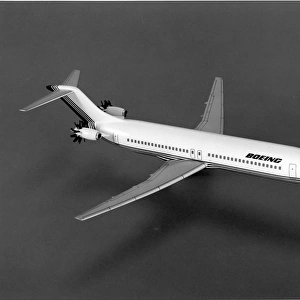 Model of the proposed Boeing 7J7