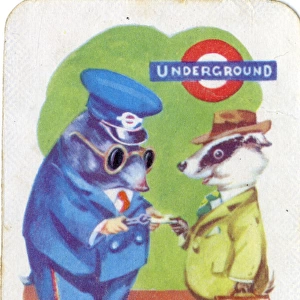 Old Maid card game - Tickets Please - London Underground