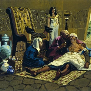 Representation of a trepanation in Ancient Egypt