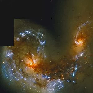 Antennae interacting galaxies