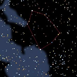 Artwork of the constellation of Ophiucus