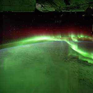 Aurora, ISS image