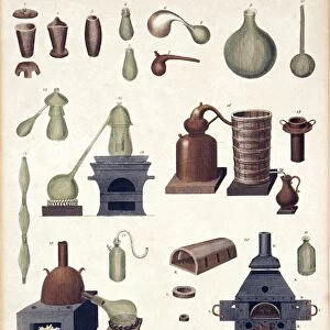 Chemistry equipment, early 19th century C013 / 5268