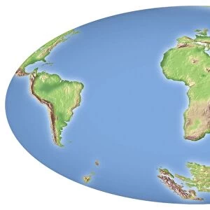 Continental drift after 100 million years
