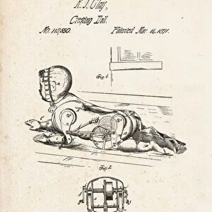 Creeping doll patent, 1871 C024 / 3603