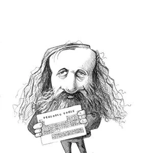Dmitri Mendeleev, caricature