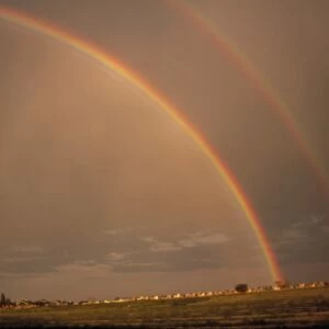 Double rainbow over Colorado