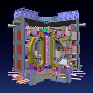 Fusion research, tokamak device