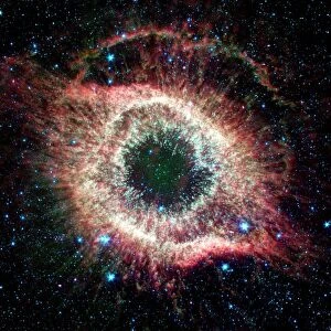 Helix nebula, infrared Spitzer image
