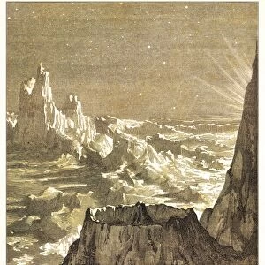 Lunar landscape, 19th century