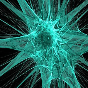 Nerve cells, abstract artwork