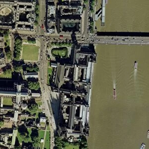 Palace of Westminster, London, aerial