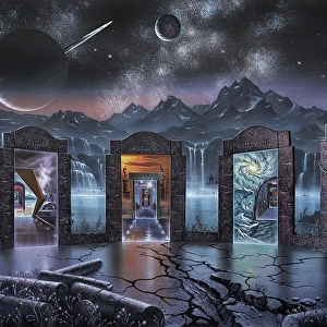 Portals to alternate universes, artwork