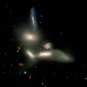 Seyferts sextet galaxy cluster