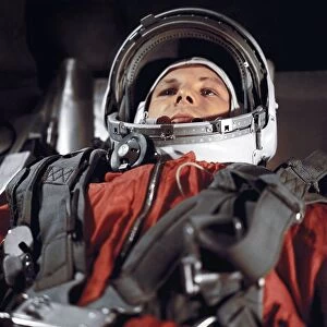 Yuri Gagarin in capsule