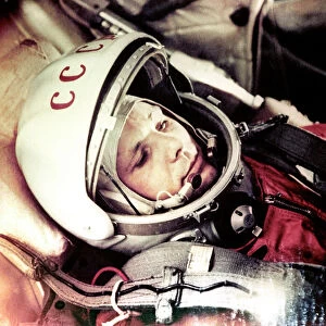 Yuri Gagarin onboard Vostok 1