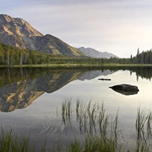 Mount Moran reflected in String Lake