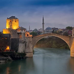 Europe, Bosnia and Herzegovina, Mostar. Stari Most Bridge Credit as: Jim Nilsen /