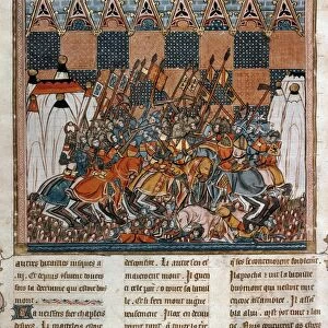 FIRST CRUSADE, 1097. The defeat of the Turks by Bohemond, Tancred, Robert of Normandy