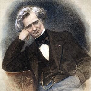 LOUIS HECTOR BERLIOZ (1803-1869). French composer: lithograph, French, 19th century