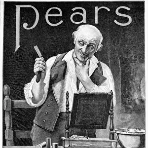 PEARS SOAP AD, 1897. American advertisement, 1897