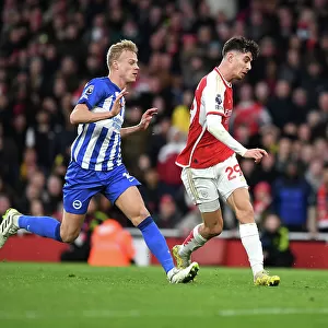 Arsenal's Kai Havertz Scores His Second Goal: Arsenal 2-0 Brighton (2023-24 Premier League)