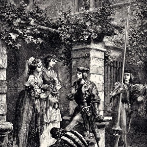 CHEVALIER DE BAYARD TAKING LEAVE OF THE LADIES OF BRESCIA (XXXL with lots of details)