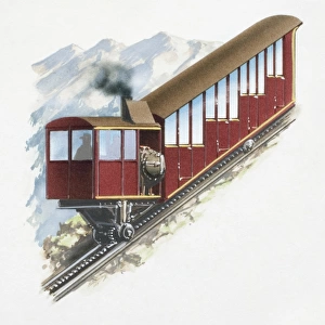 Funicular train
