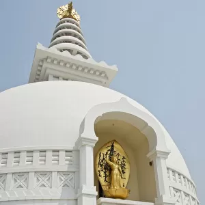 World Peace Pagoda in Lumbini, Shanti stupa, Japan Monastery, Nepal