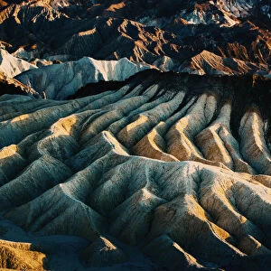 Zabriskie Point in Death Valley, California, USA