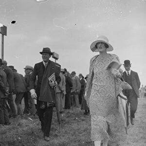 The Royal Agriculture Show at Leicester. Mrs Hubert Loder 1924