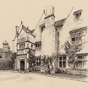 Ablington Manor, Gloucestershire (colour litho)