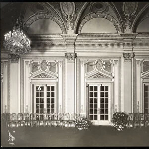 Ballroom at the Coplay Plaza hotel, Boston, 1912 or 1913 (silver gelatin print)