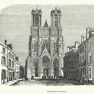 Cathedrale de Reims (engraving)