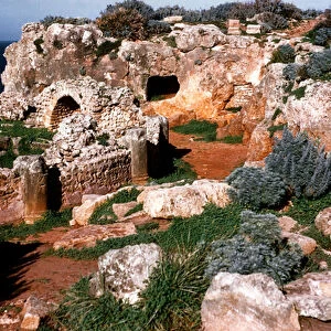 The Circular Mausoleum in Tipasa (Tipaza), Algeria, 1959 (photo)