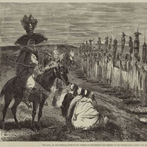 The Diffa, an Arab Festival given in the Presence of the Emperor and Empress of the French (engraving)
