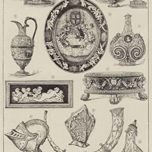 The Fountaine Collection on Sale at Messers Christie and Mansons (engraving)