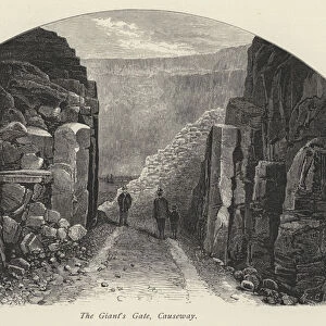 The Giants Gate, Causeway (engraving)
