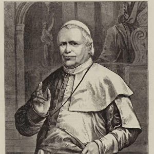 Giovanni Mastai-Ferretti, Pope Pius IX (engraving)