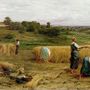 Harvest, 1874 (oil on canvas)