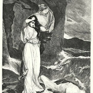 Hero and Leander (litho)