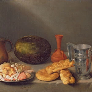 Still life with bread, 1648